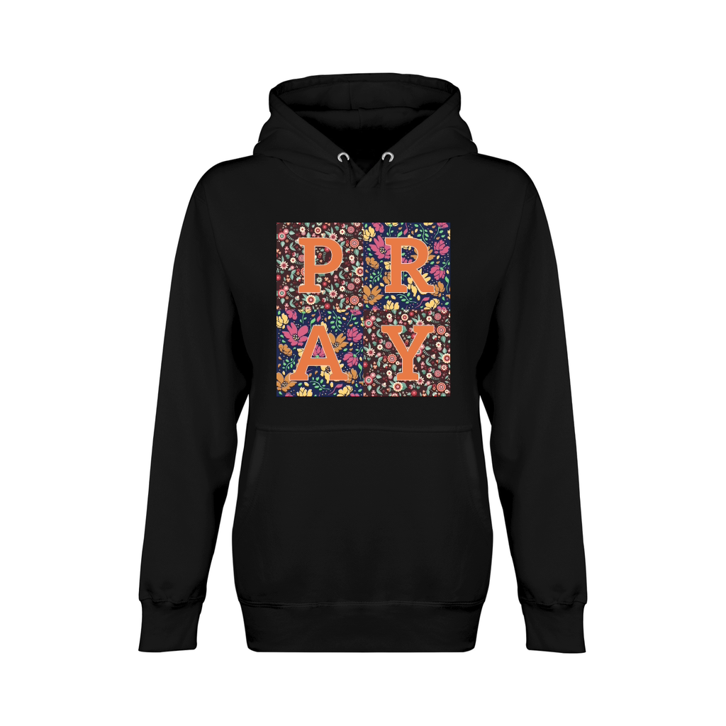 Floral Patchwork Pray Unisex Premium Pullover Hoodie