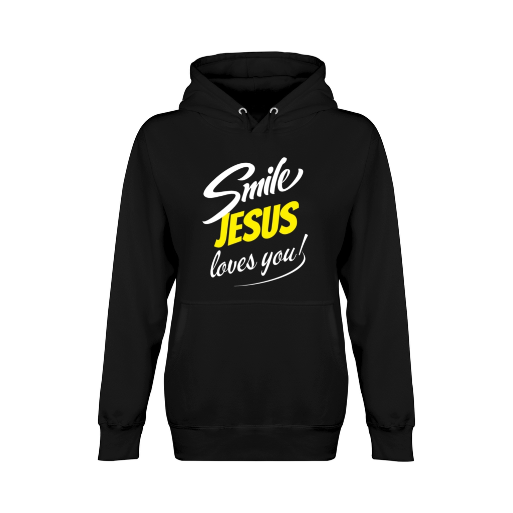SMILE JESUS LOVES YOU Unisex Premium Pullover Hoodie