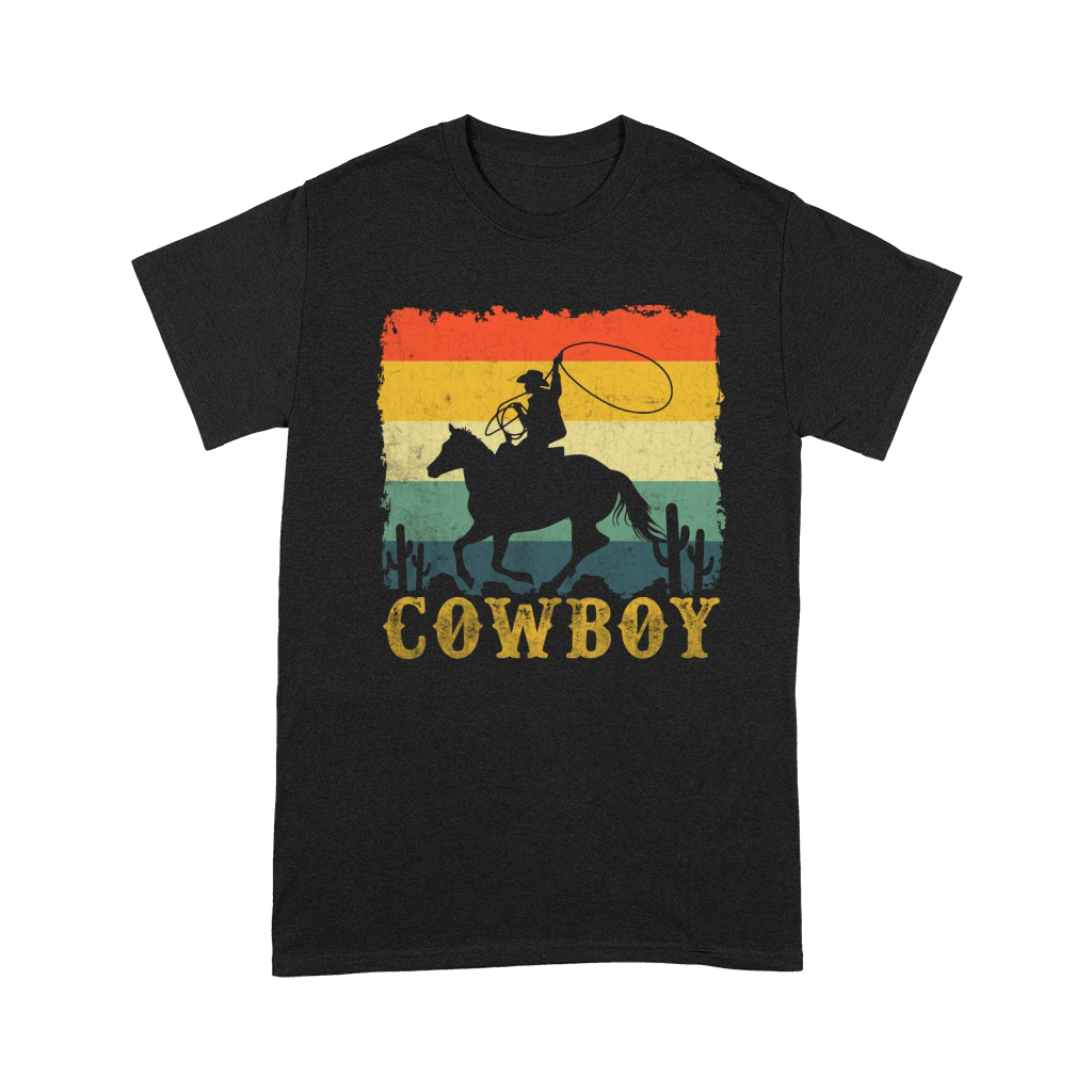 cowboy horse lover retro vintage design Unisex T-Shirt