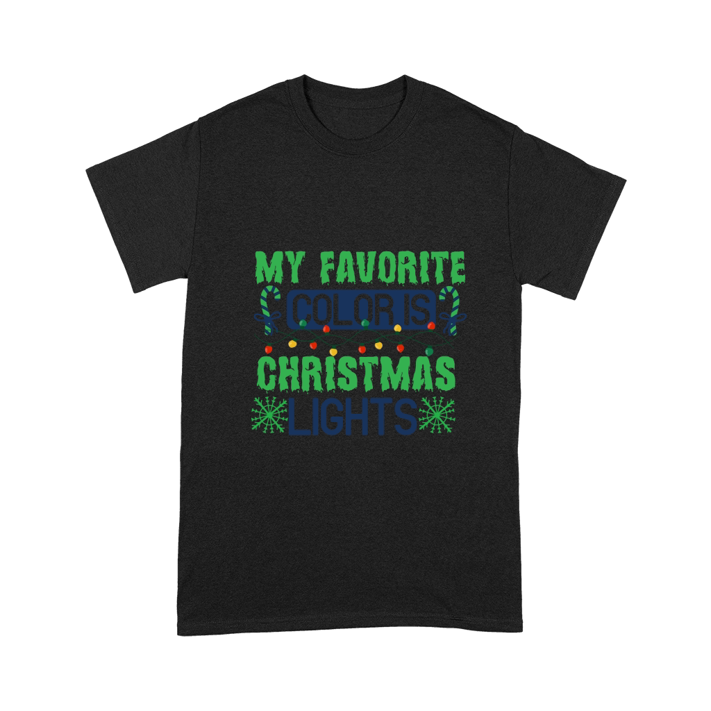My Favorite Color is Christmas Lights Unisex T-Shirt