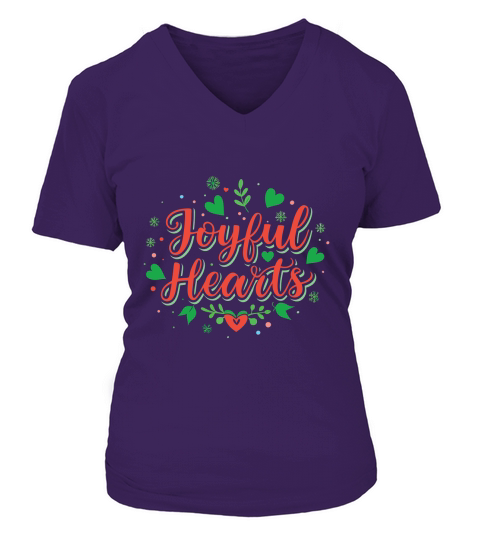 festive cheer  use vibrant colors and playful typ V-neck T-Shirt Woman