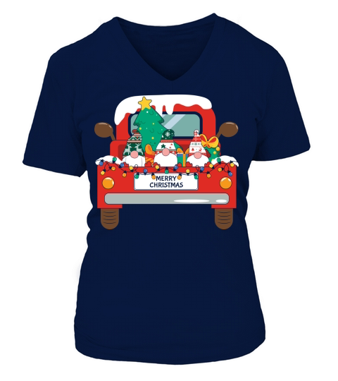 Gnome Merry Christmas Gnome Family Christmas Xmas T Shirt V-neck T-Shirt Woman