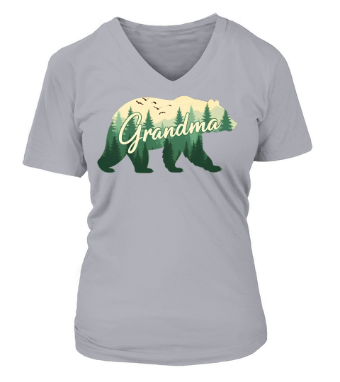 Grandma 03 V-neck T-Shirt Woman