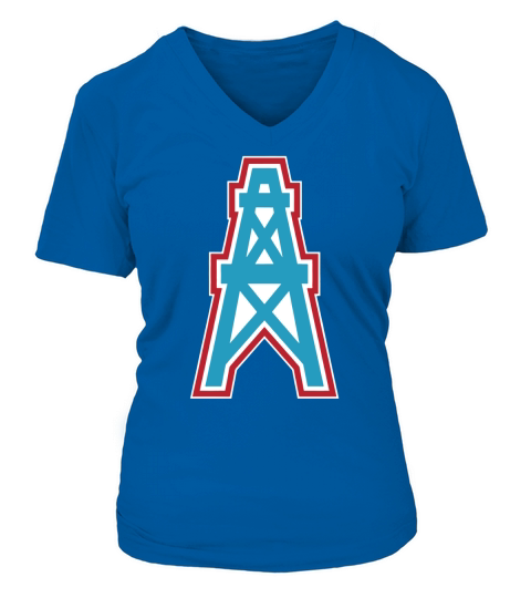 HOUSTON OILERS V-neck T-Shirt Woman