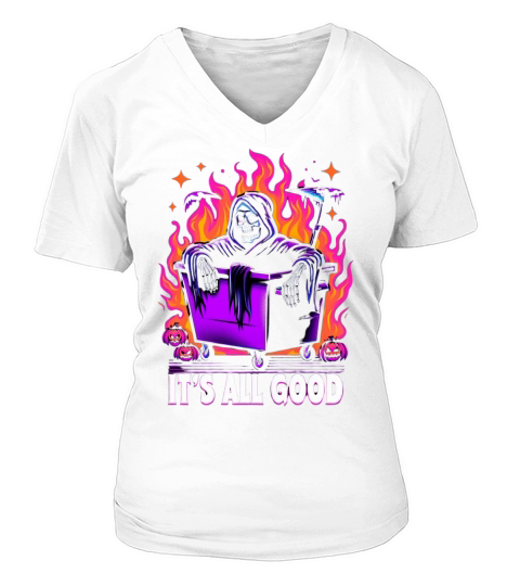 Its All Good 03 V-neck T-Shirt Woman