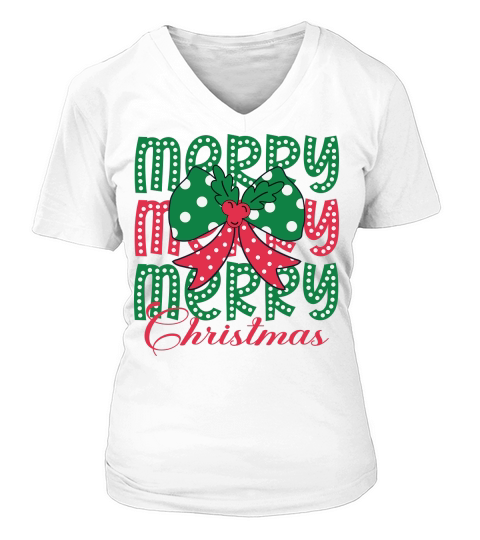 merry christmas 37 V-neck T-Shirt Woman