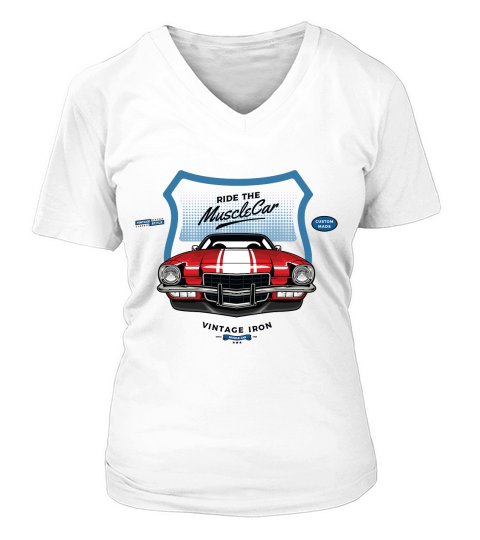 Vintage Car 20 V-neck T-Shirt Woman