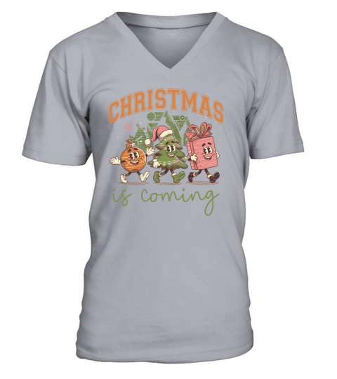 Christmas is Coming V-Neck T-shirt