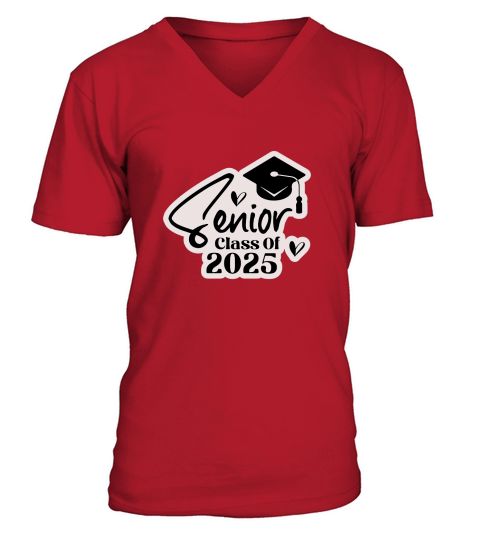 Senior Class Of 2025 V-Neck T-shirt