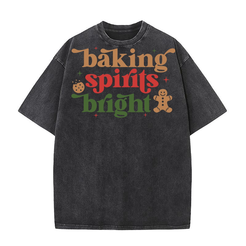 BakingSpiritsBright 2 Washed T-Shirt