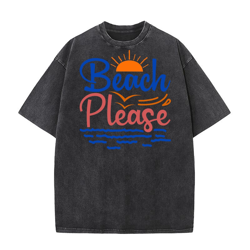 Beach blease 1 Washed T-Shirt