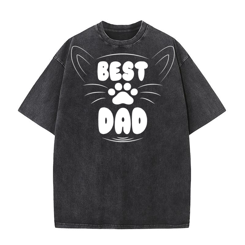 Best dad 2 Washed T-Shirt