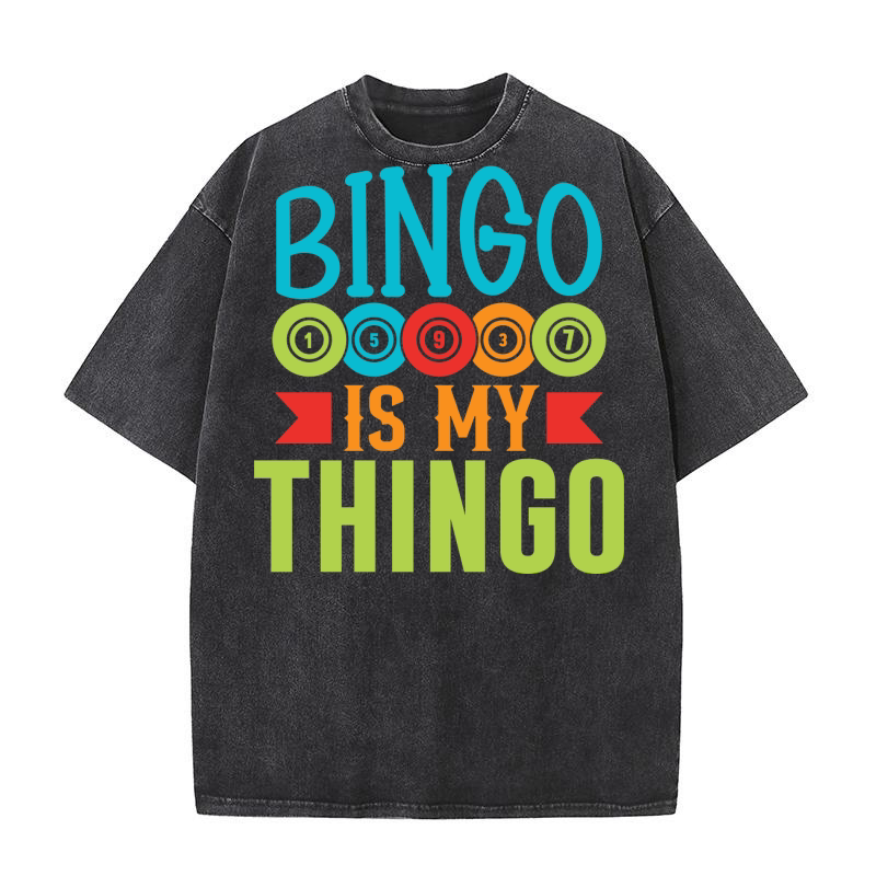 Bingo Is My Thingo 06 Washed T-Shirt