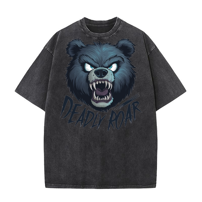 Deadly roar Washed T-Shirt