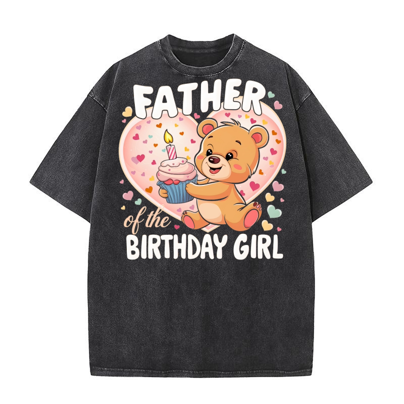 Father of the birthday girl (1) Washed T-Shirt