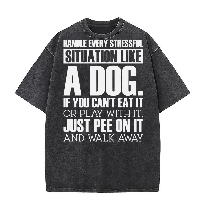 Handle EveryStressfull Situation Like Washed T-Shirt