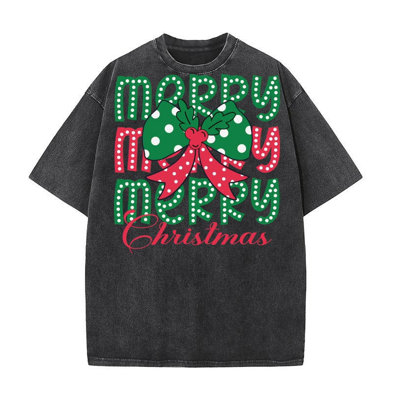 merry christmas 37 Washed T-Shirt