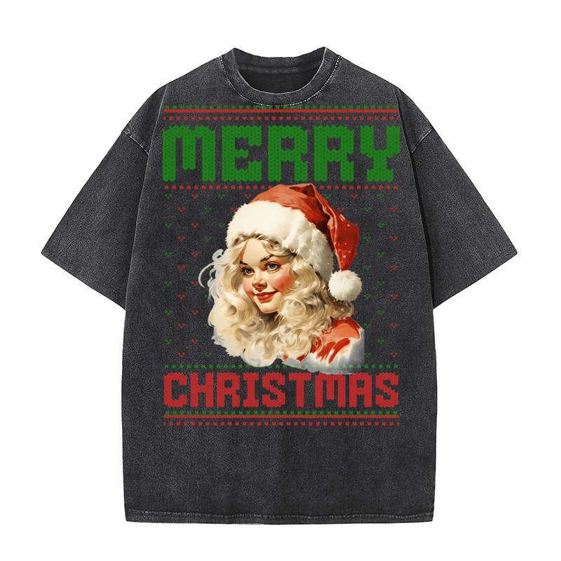 Merry christmas 59 52 Washed T-Shirt