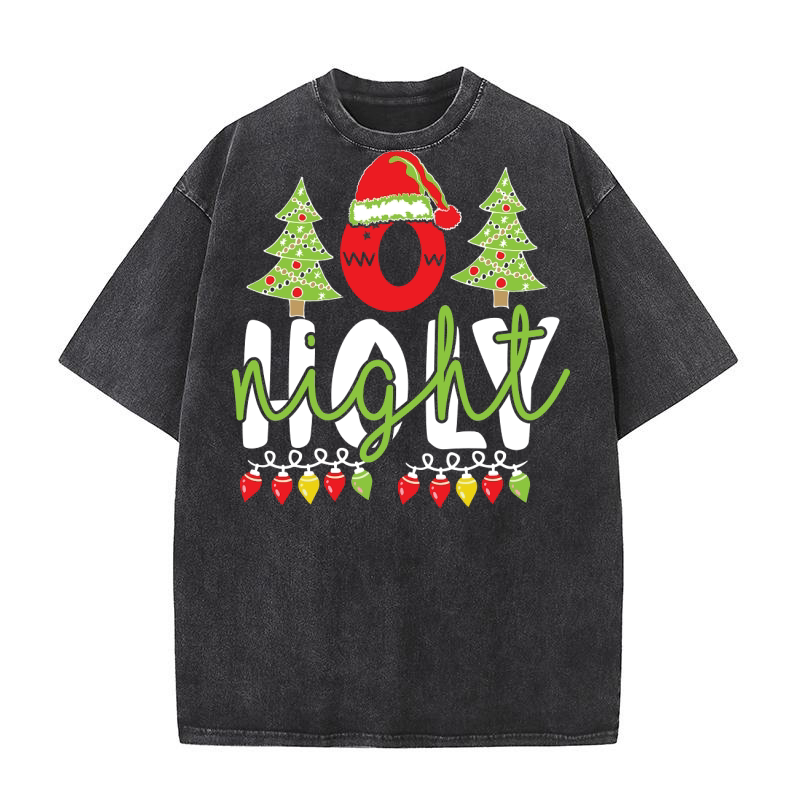 O Holy Night 4 Washed T-Shirt
