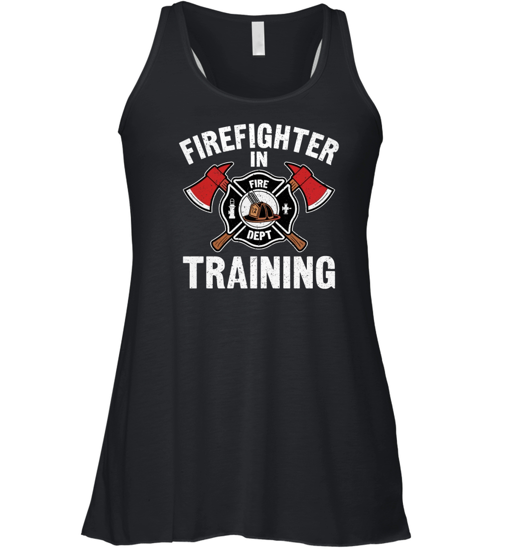 Firefighter In Training Women's Flowy Tank Top