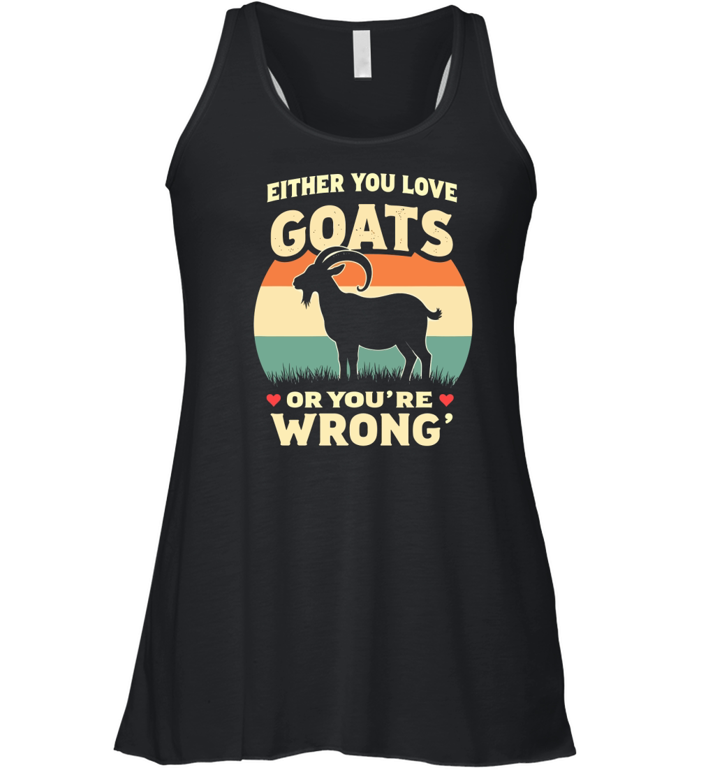 Goats or youre wrong Women's Flowy Tank Top