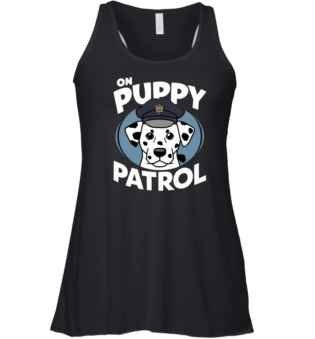 On puppy patrol Women's Flowy Tank Top