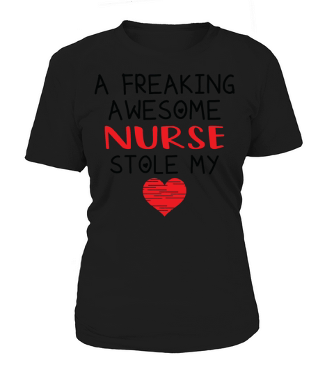 Nurse Valentines Funny Red Heart Women's T-Shirt