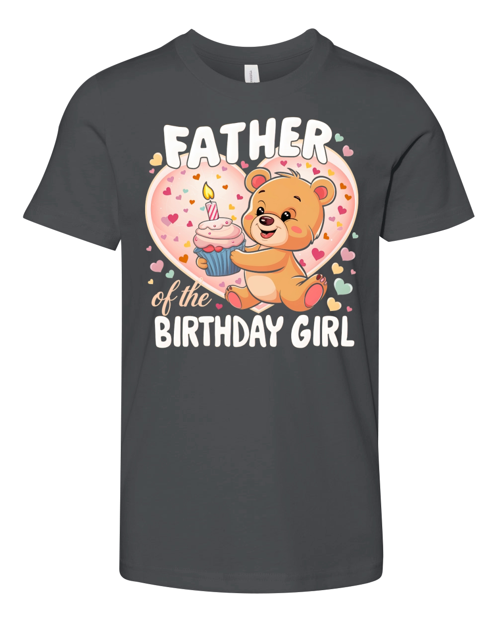 Father of the birthday girl (1) Youth Unisex Jersey Tee