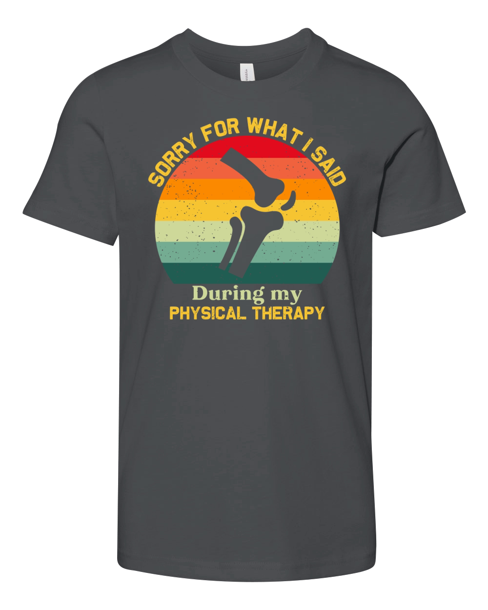 Sorry For What I Said During Physical Therapy Youth Unisex Jersey Tee