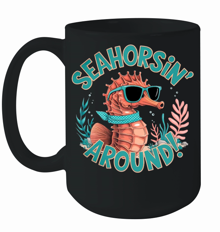 Seahorsin Ceramic Mug