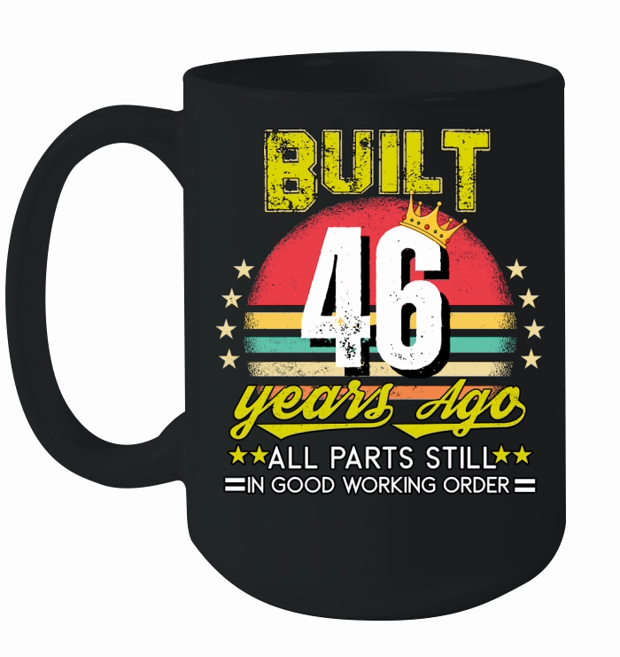 Vintage Birthday 46 Ceramic Mug