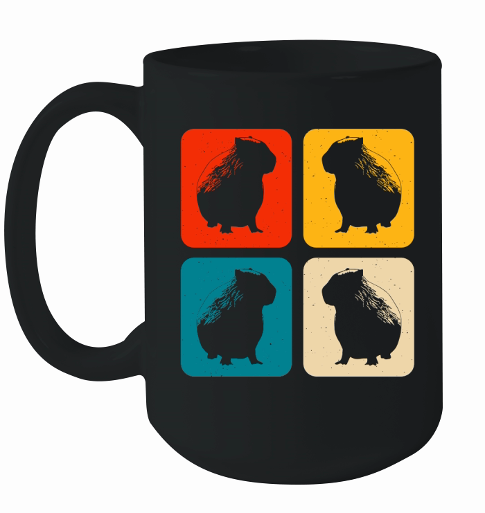 Vintage Capybara Ceramic Mug