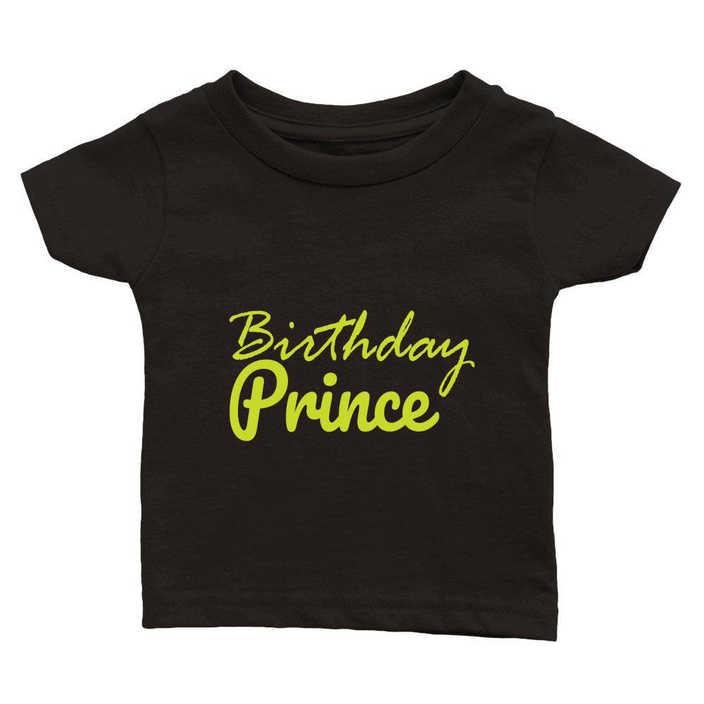 Birthday prince Classic Baby Crewneck T-shirt