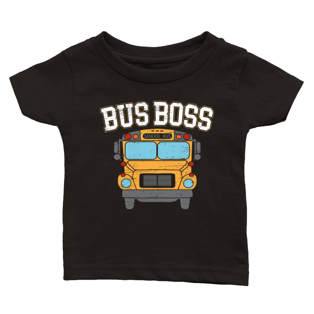 Bus Boss School Student Delivery Specialist Classic Baby Crewneck T-shirt