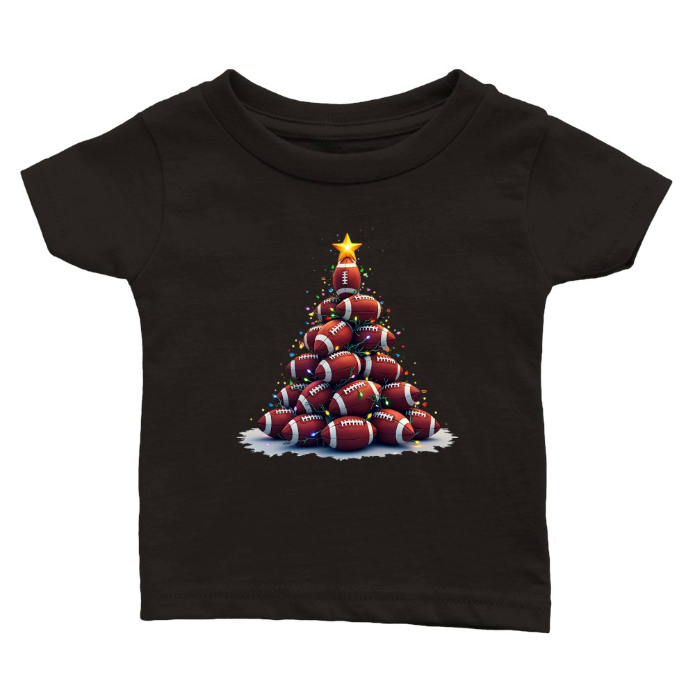 Football Holiday Dcor 1 Classic Baby Crewneck T-shirt