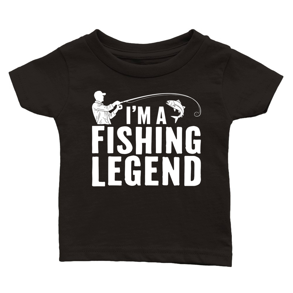 Im a fishing legend Classic Baby Crewneck T-shirt