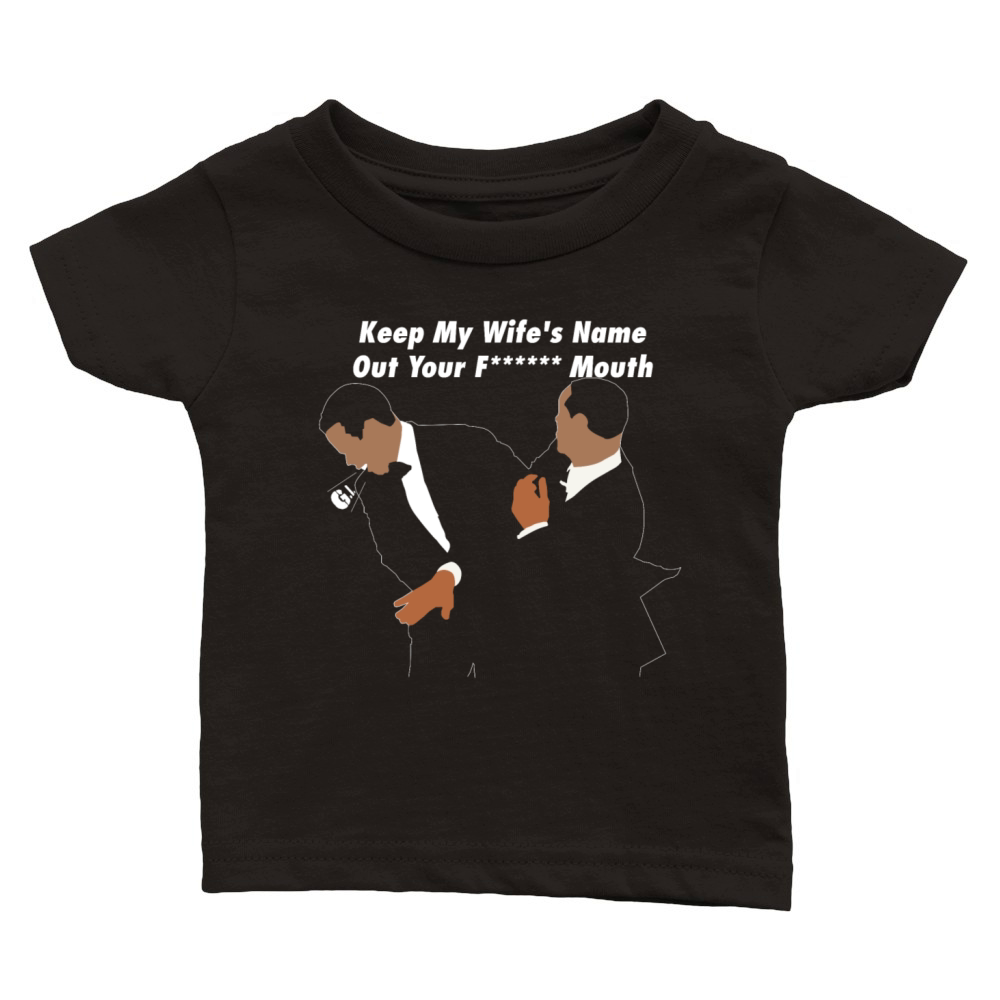 Keep My Wife s Name Out Your Mouth - Will vs Chris Classic Baby Crewneck T-shirt