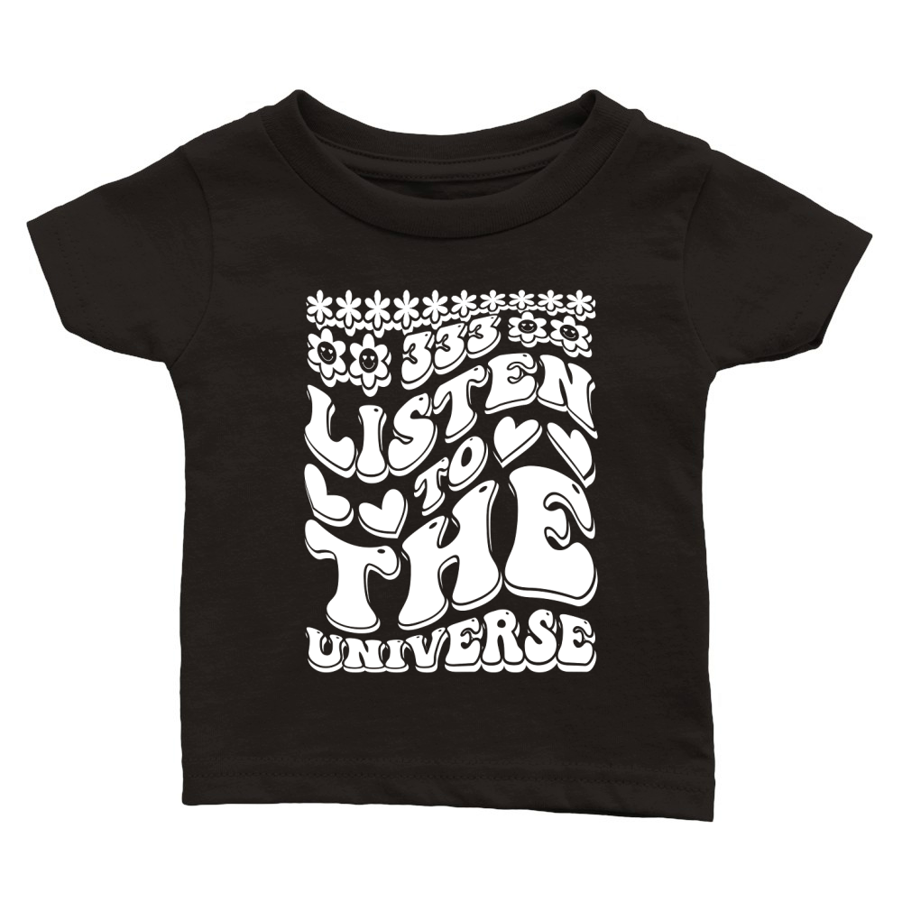 listen to the universe 02 Classic Baby Crewneck T-shirt