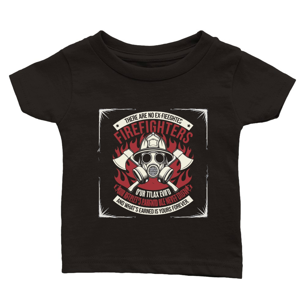 There are no ec firefighters 1 Classic Baby Crewneck T-shirt