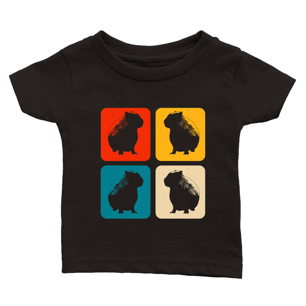 Vintage Capybara Classic Baby Crewneck T-shirt