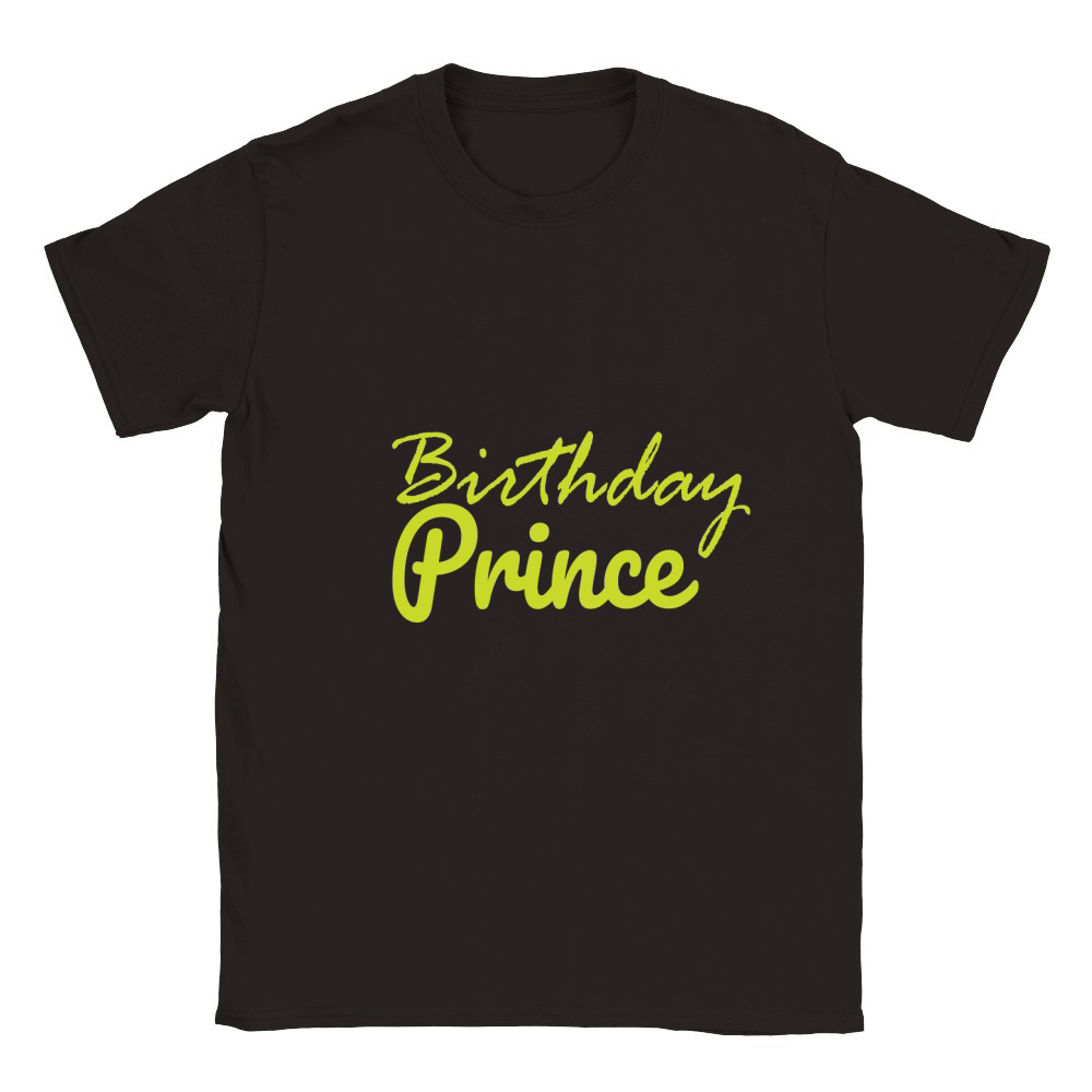 Birthday prince Classic Kids Crewneck T-shirt