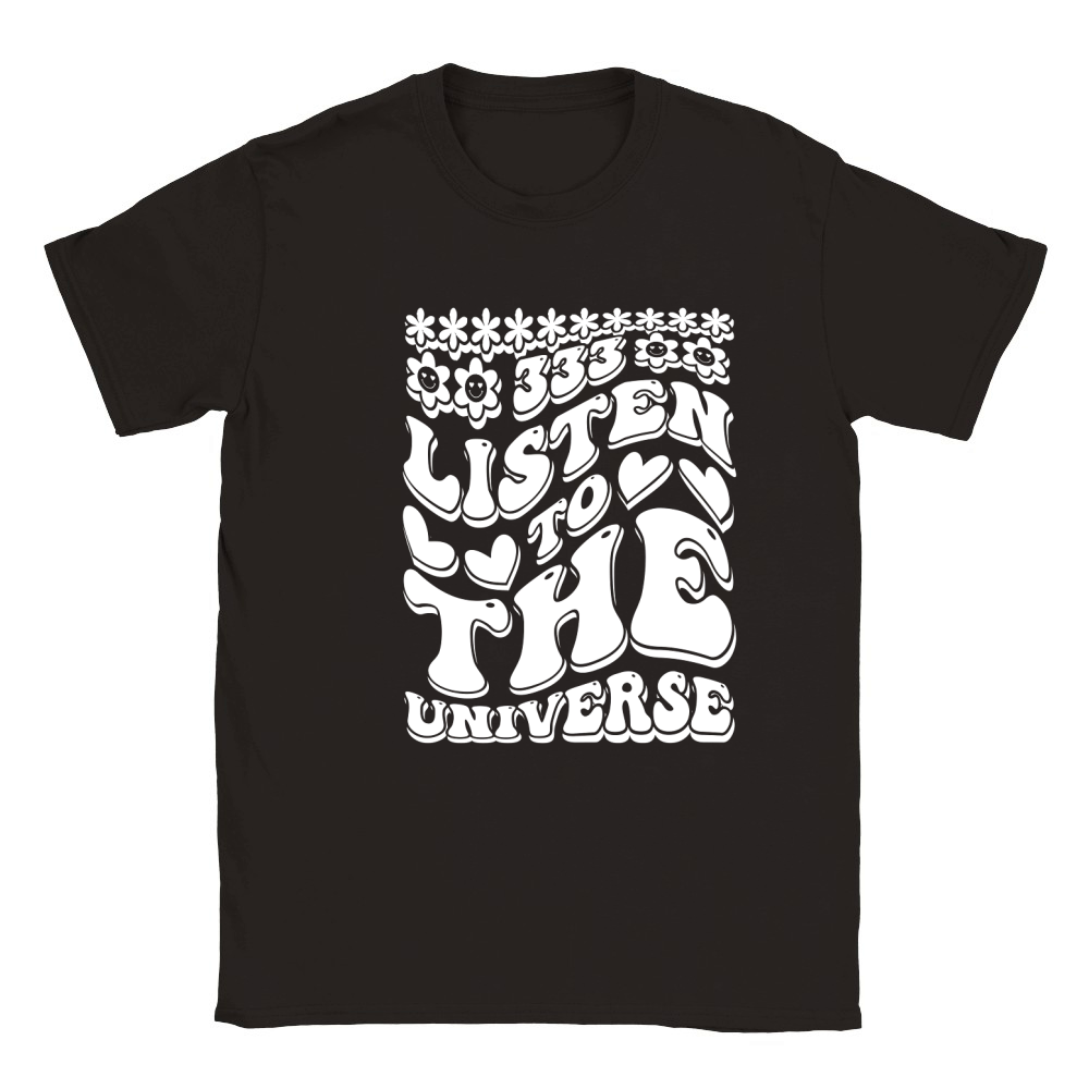 listen to the universe 02 Classic Kids Crewneck T-shirt