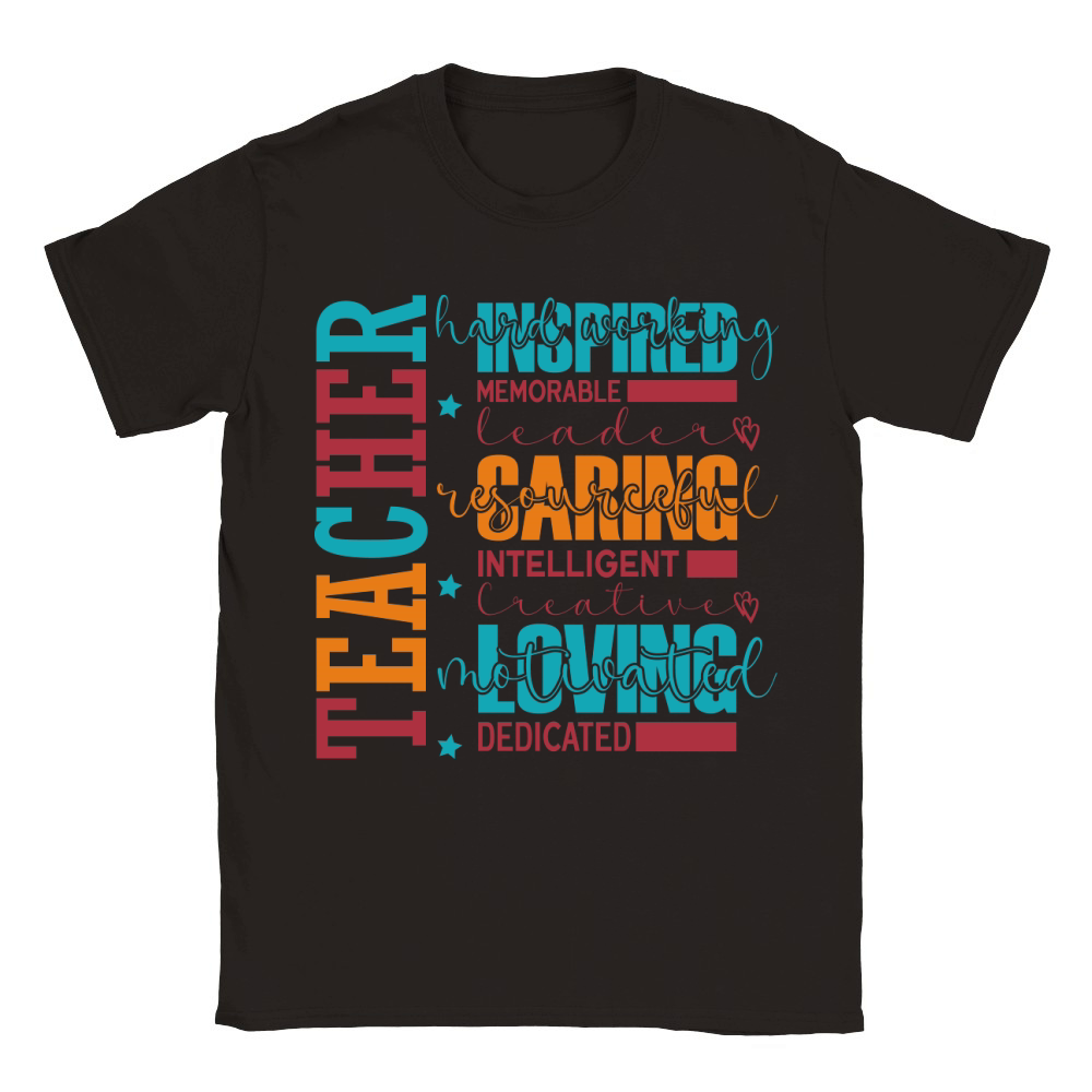 Teacger hard working memorable leader Resourceful 2 Classic Kids Crewneck T-shirt