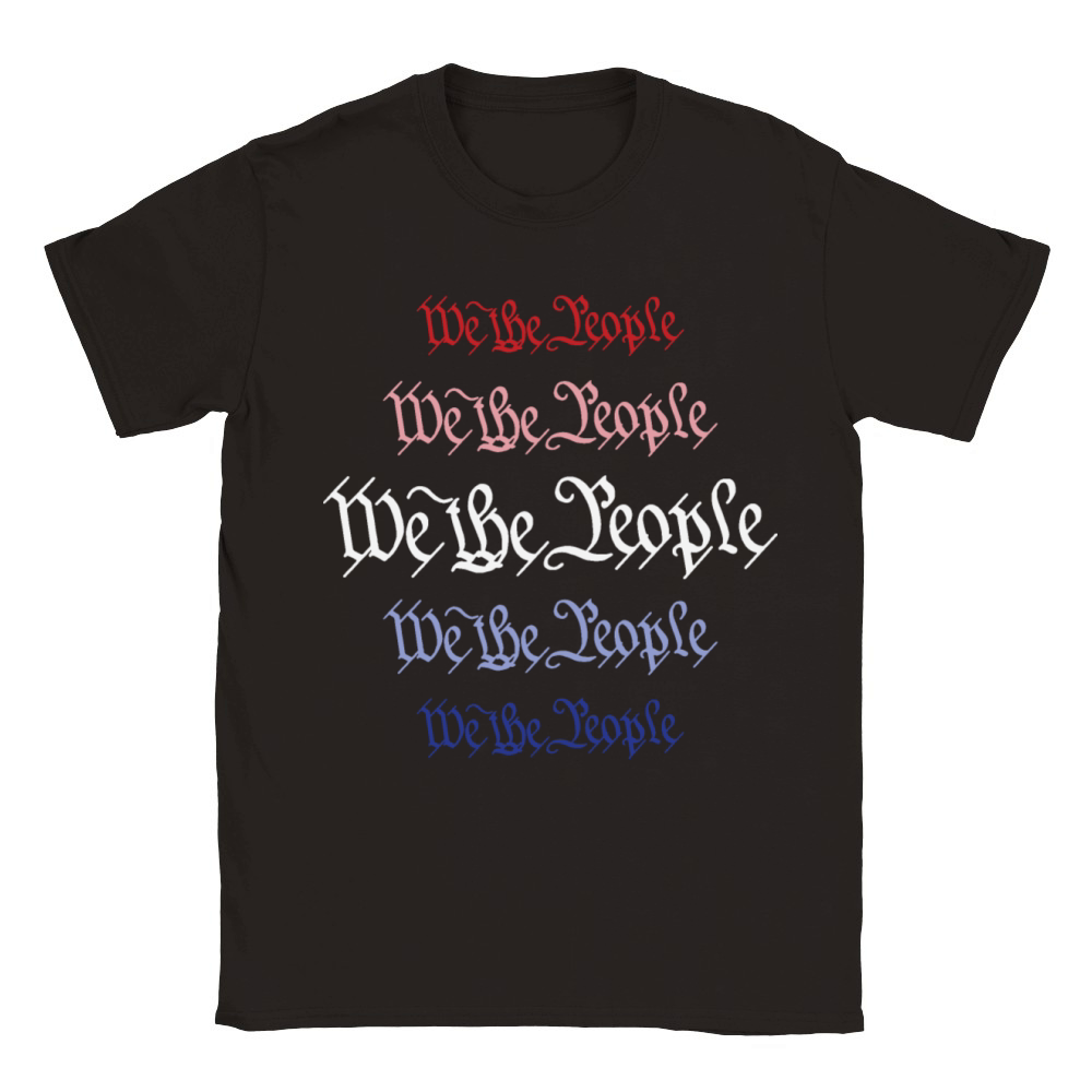 WE THE PEOPLE - CONSTITUTION - UNITED STATES Classic Kids Crewneck T-shirt