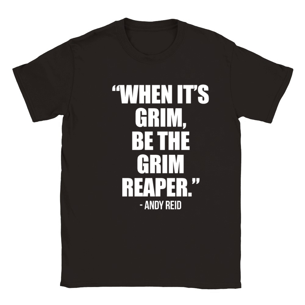 WHEN ITS GRIM BE THE GRIM REAPER Classic Kids Crewneck T-shirt