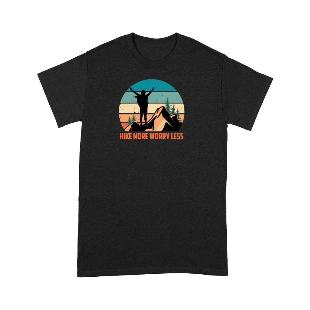 Hiking   Hike more worry less Comfort T-shirt