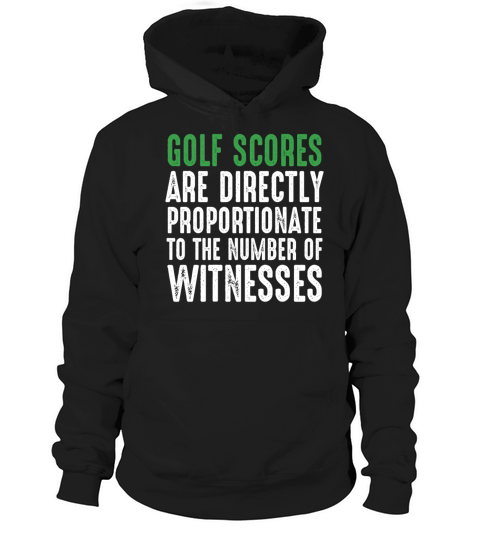 Funny Golf Shirt Golf Scores Hoodie Unisex