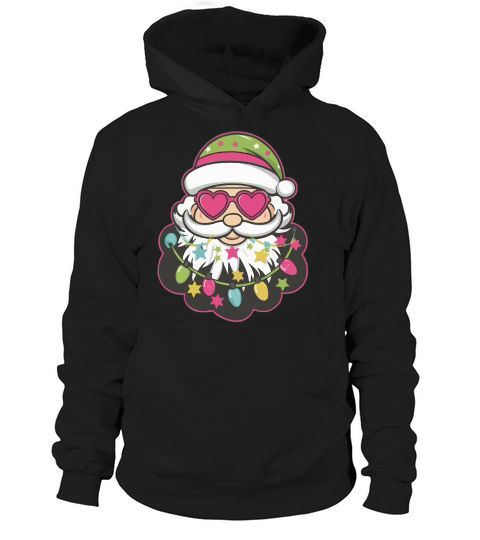 Vibrant Santa Colorful 2 Hoodie Unisex