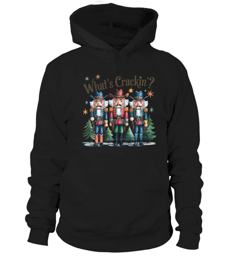 Whats Crackin Vintage Christmas Hoodie Unisex