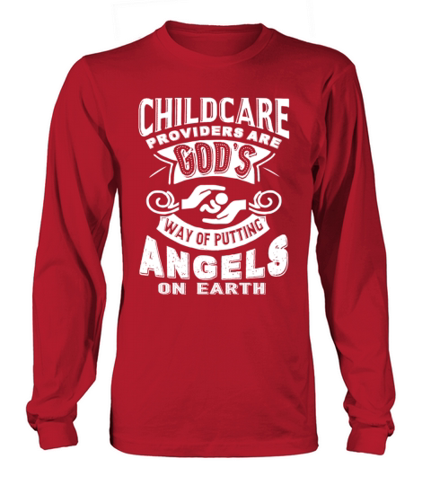 Childcare Provider Shirts Long sleeved Unisex